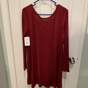 🌟NWT Burgundy Dress